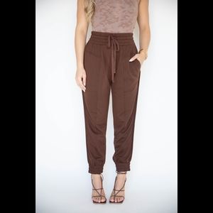 Brown Casual Joggers